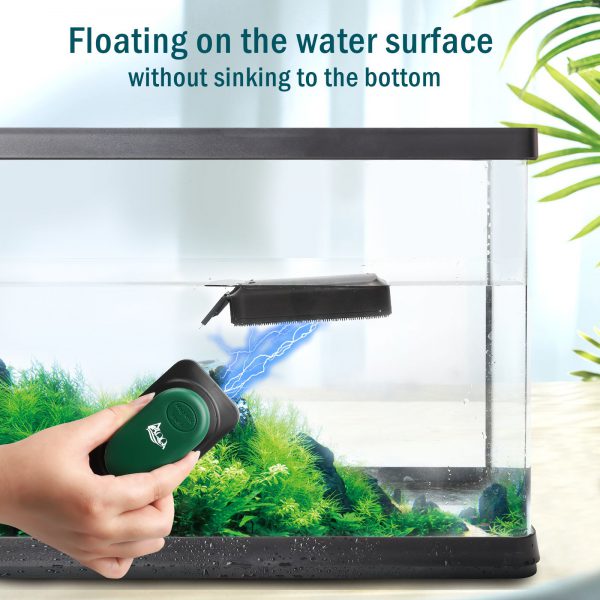 AQQA Magnetic Aquarium Cleaner Brush,Fish Tank Algae Cleaner Tool,Floating  with Handle Scratch-Free,2 Kinds Scraper Suitable Glass and Acrylic Tank -  AQQA-Make fish keeping easier!